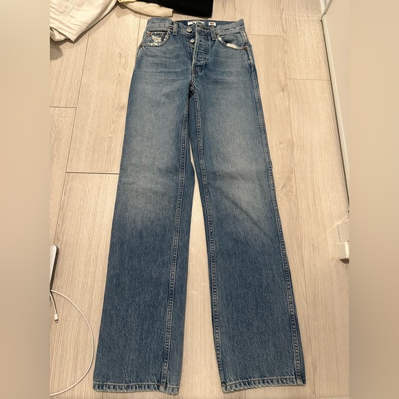 RE/DONE 90'S HIGH RISE LOOSE - RIGID - Picture 2 of 9